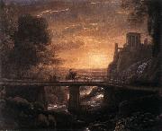 Claude Lorrain Imaginary View of Tivoli dfg oil